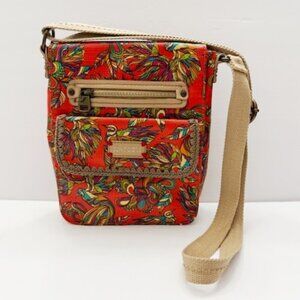 Sakroots Artist Circle Small Flap Messenger Crossbody Bag Purse Multi-Color